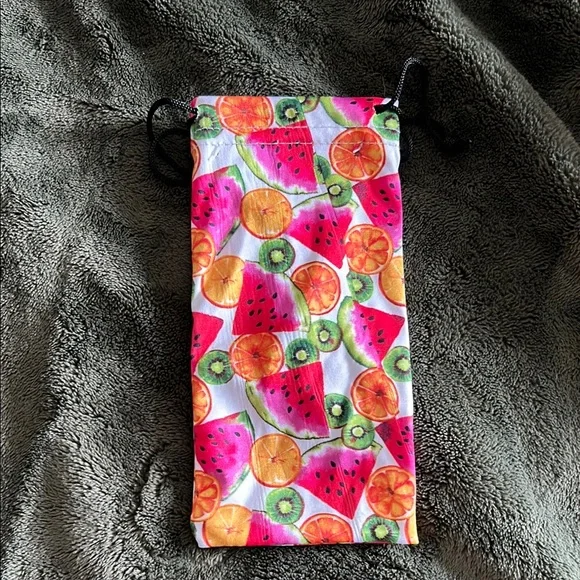 Fruit Pattern Drawstring Pouch - Picture 1 of 1